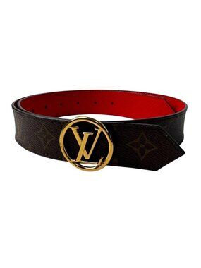 Louis Vuitton Ceinture LV Circle Reversible Belt 80